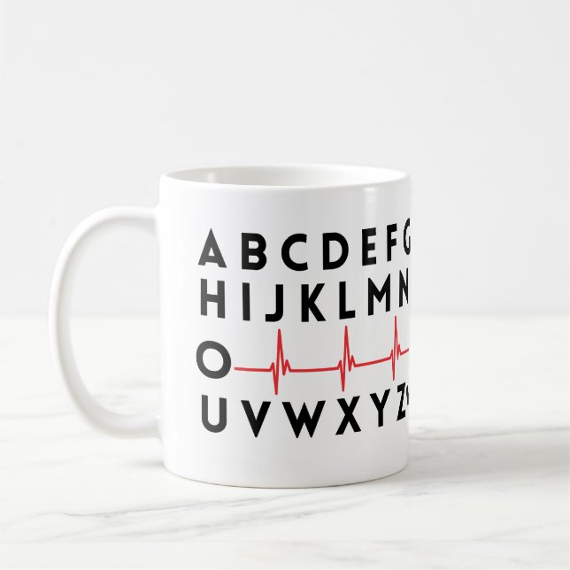 PQRST Nurse Coffee Mug (Left)