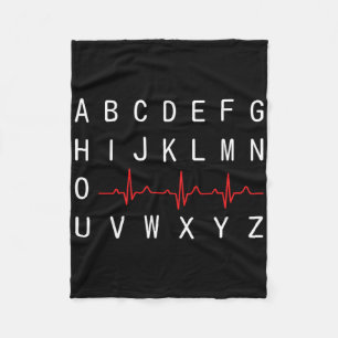 Pqrst Nurse Shirt Nursing Student Gift  Fleece Blanket