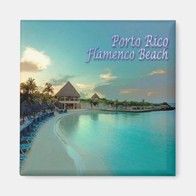 PR003 PUERTO RICO, Culebra Island, Fridge Magnet (Front)