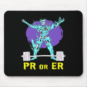 Pr Or Er Gym Weightlifting Bodybuilding Musclebuil Mouse Pad