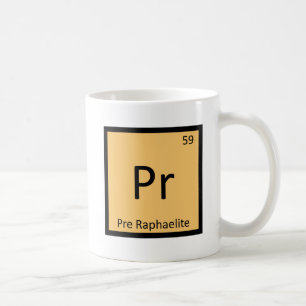 Pr - Pre Raphaelite Art Chemistry Symbol Coffee Mug