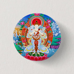 Prabhutaratna Buddha Cool oriental Padmakumara 3 Cm Round Badge