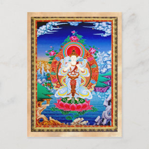 Prabhutaratna Buddha Cool oriental Padmakumara Postcard