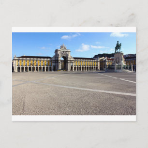 Praça do Comércio, Lisboa, Portugal Postcard