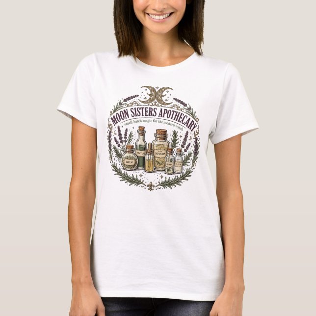 Practical Magic Moon Sisters Basic Tee | Witchy (Front)