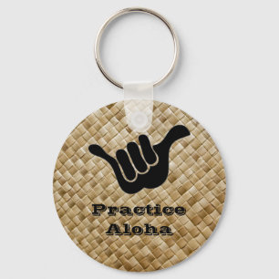 Practice Aloha Key Ring