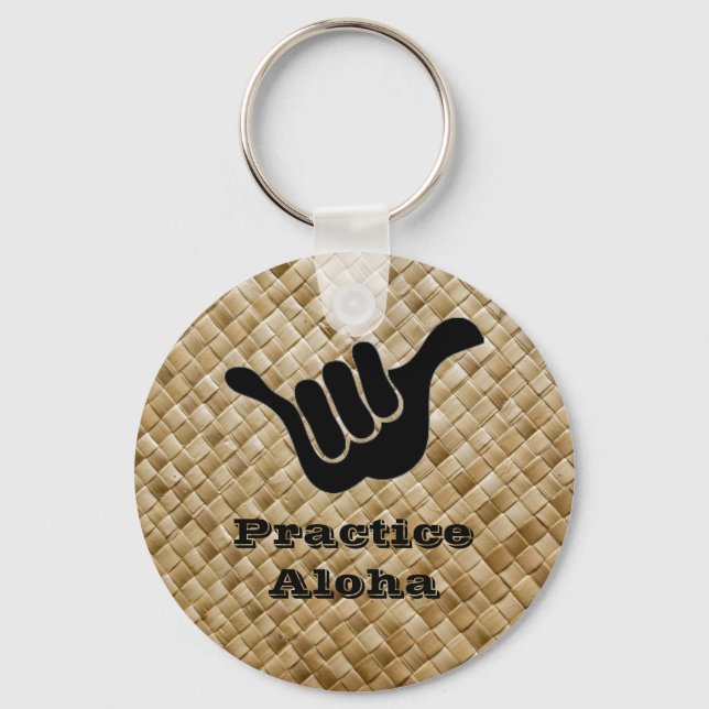Practice Aloha Key Ring (Front)