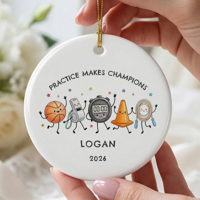 Practice Makes Champions Ornament (Creator Uploaded)