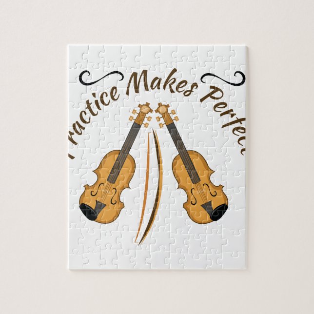 Practice Makes Perfect Jigsaw Puzzle (Vertical)