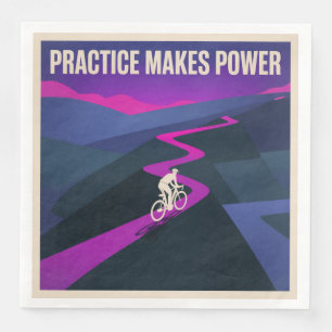 Practice Makes Power Napkin