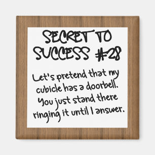 Practice Proper Office Etiquette Magnet