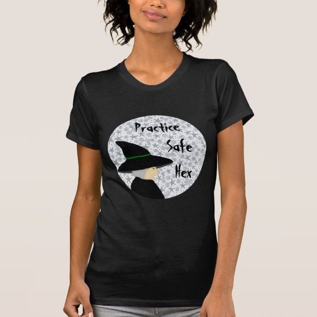 Practice Safe Hex Witch Shirt (Front)