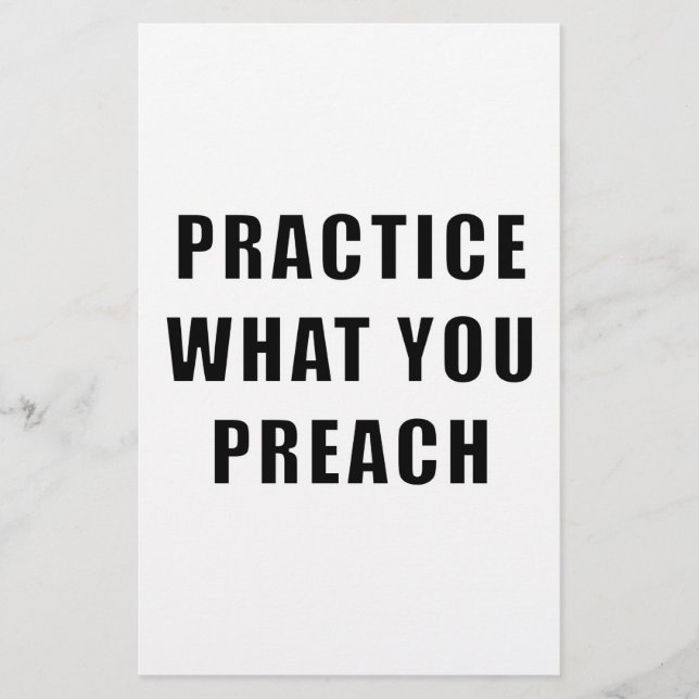 Practice What You Preach (Front)