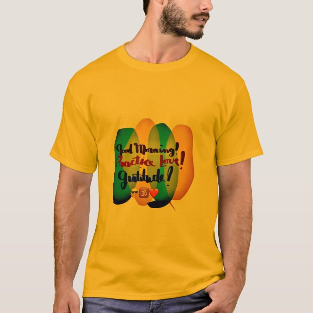 PracticeLove greeting Tee design by David Flynn (Front)