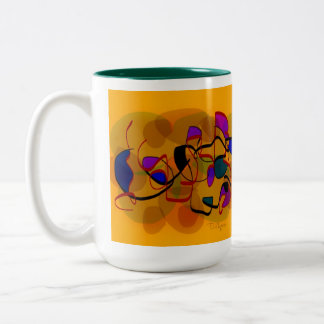 PracticeLovecoffeemug  CoffeeMug PracticeLove Two-Tone Coffee Mug