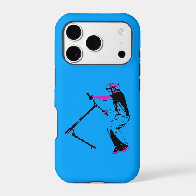 Practicing Scooter Tricks - Scooter Rider (Back)