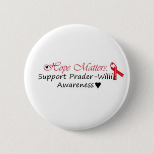 Prader-Willi Awareness 6 Cm Round Badge