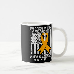 Prader Willi Syndrome Awareness - American Flag  Coffee Mug