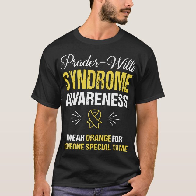 prader willi syndrome awareness cancer T-Shirt (Front)