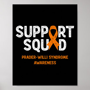 Prader-willi Syndrome Awareness Day Support Squad Poster