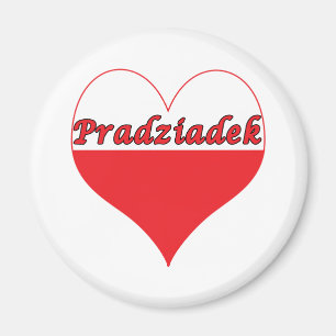 Pradziadek Polish Heart Magnet