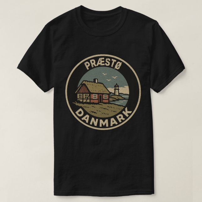 Præstø, Denmark Danmark  T-Shirt (Design Front)