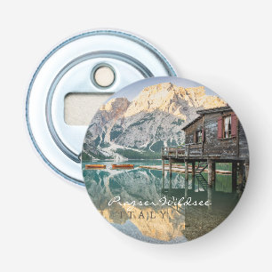 Pragser Wildsee in the Dolomites in Italy Bottle Opener