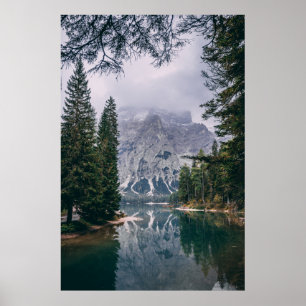 Pragser Wildsee (Lake Prags) Poster