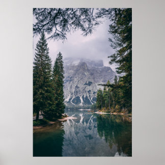 Pragser Wildsee (Lake Prags) Poster