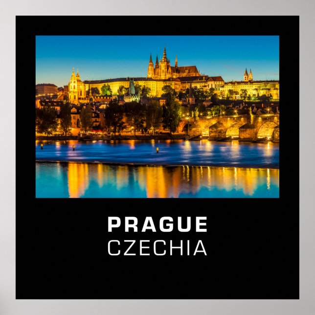 Prague 002D - The Golden City Poster (Front)