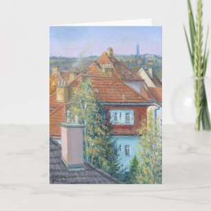 “Prague 4 Rooftops” Card