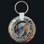 prague astronomical clock keychain<br><div class="desc">Prague astronomical clock Keychain. Upgrade to a canvas print and add a custom frame!</div>