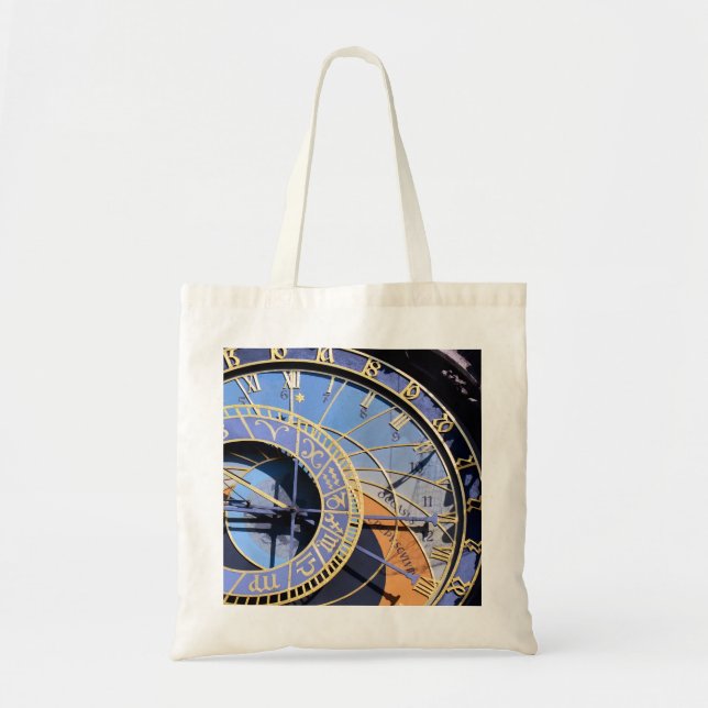 Prague, Astronomical Clock No.2 (Tote Bag) Tote Bag (Front)