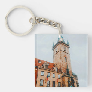 Prague Astronomical Clock, Old Town Square Czechia Key Ring