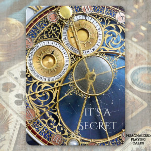 Prague Astronomical Clock Secret Playing Cards