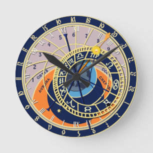 Prague Astronomical Clock Watch, Round
