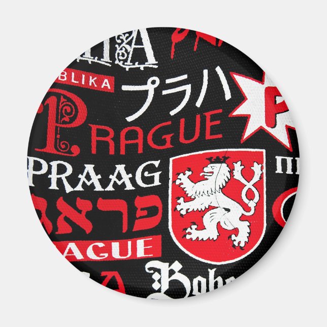 Prague Bohemia Magnet (Front)