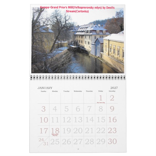 PRAGUE Calendar 2009 - Customised (Jan 2027)