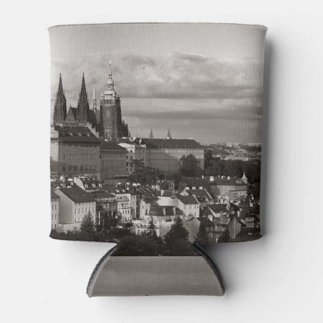 Prague Castle: Majestic Czech Views Can Cooler (Front)