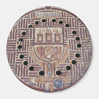 Prague Castle Sewer Cover Magnet
