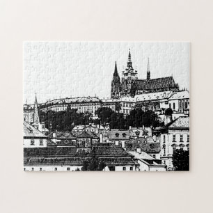 Prague Castle & St. Vitus Cathedral, Czechia Jigsaw Puzzle
