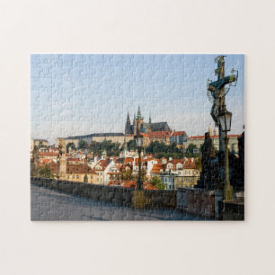 Prague Castle view from Charles bridge, Czech R. Jigsaw Puzzle