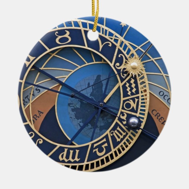 PRAGUE CERAMIC TREE DECORATION (Front)