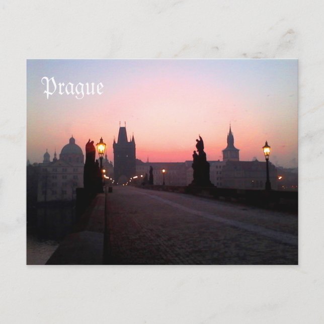 Prague Charles Bridge Postcard (Front)