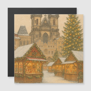 Prague Christmas Holiday Art Winter Scene – Gift
