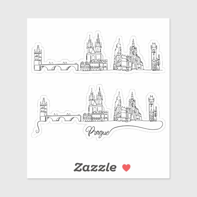 Prague City Skyline (Sheet)