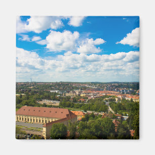 Prague Cityscape Magnet
