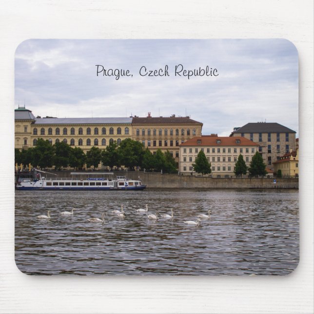 Prague Cityscape Mouse Pad (Front)