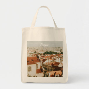 Prague Cityscape Souvenir Tote Bag