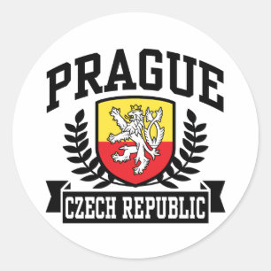 Prague Classic Round Sticker